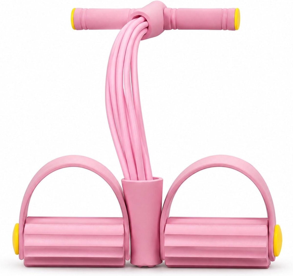 multifunctioneel spankoord buiktrainer - 6 latexbuizen - slipvaste pedalen - gewrichtsvriendelijke training - SnelShoppen