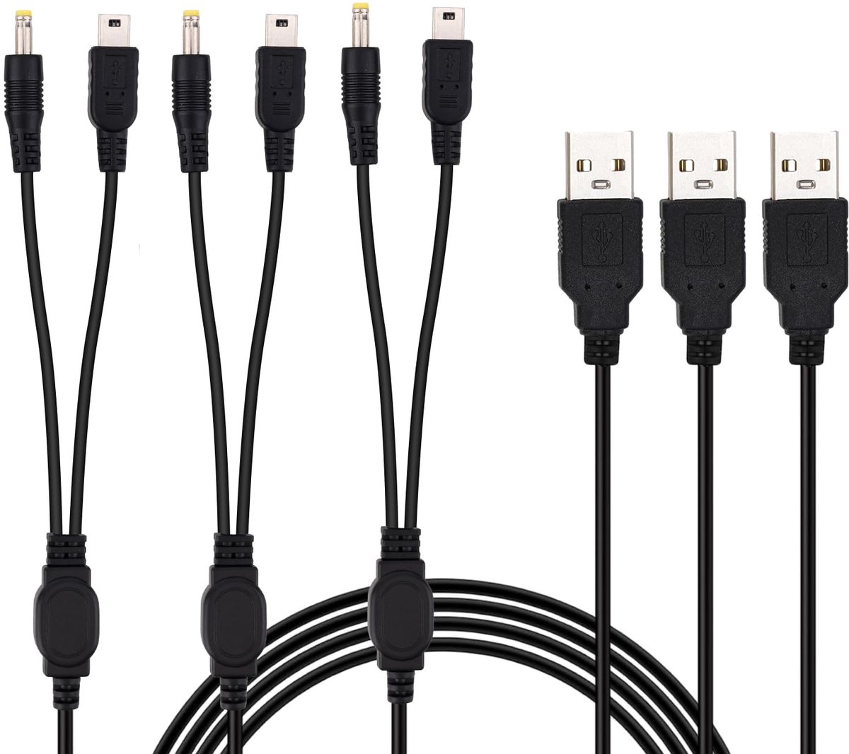 Oplaadkabel 2-in-1 120cm - Geschikt voor Sony PSP 1000/2000/3000 - Data en stroom - Ideaal voor thuis en onderweg - SnelShoppen