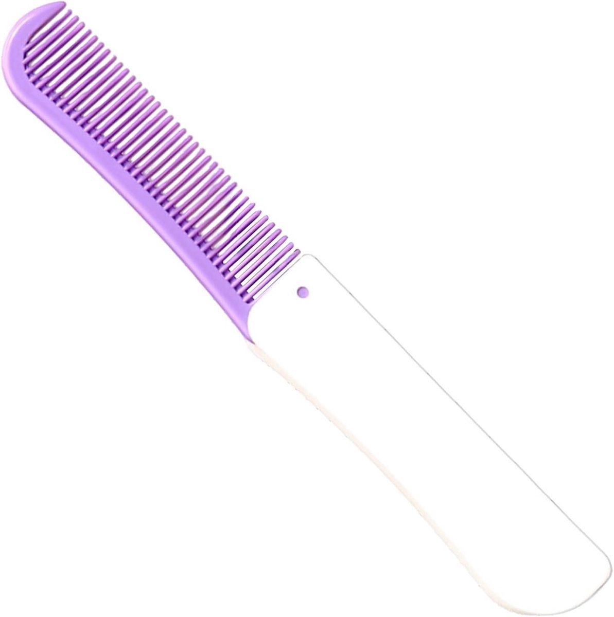 Opvouwbare Haarkam - Reis Styling Kam - Haar Styling - Compact Lichtgewicht - 10.5 cm Gevouwen - Zwart