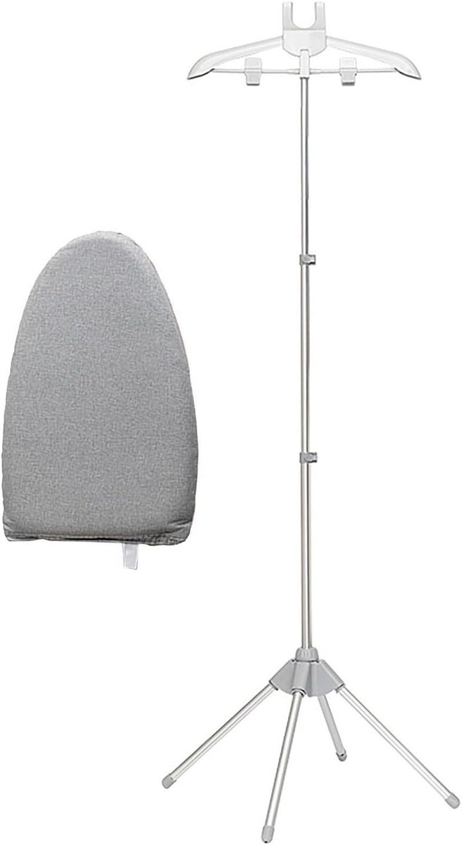 Stoomkledinghanger - Kledingstomer standaard - Kleding Stomen - Opvouwbaar en Draaibaar - 160 cm - Grijs