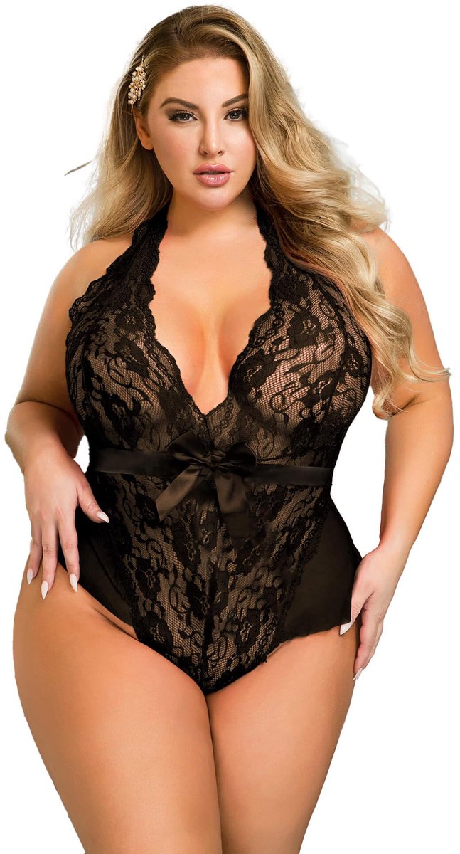 Dameslingerie XL-XXL - kant - transparant - sexy en erotisch - SnelShoppen