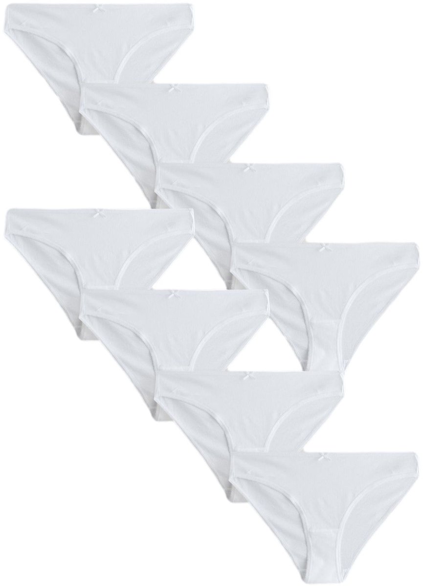 Next - Dames - Baziliaanse slip van 100% katoen - Wit
