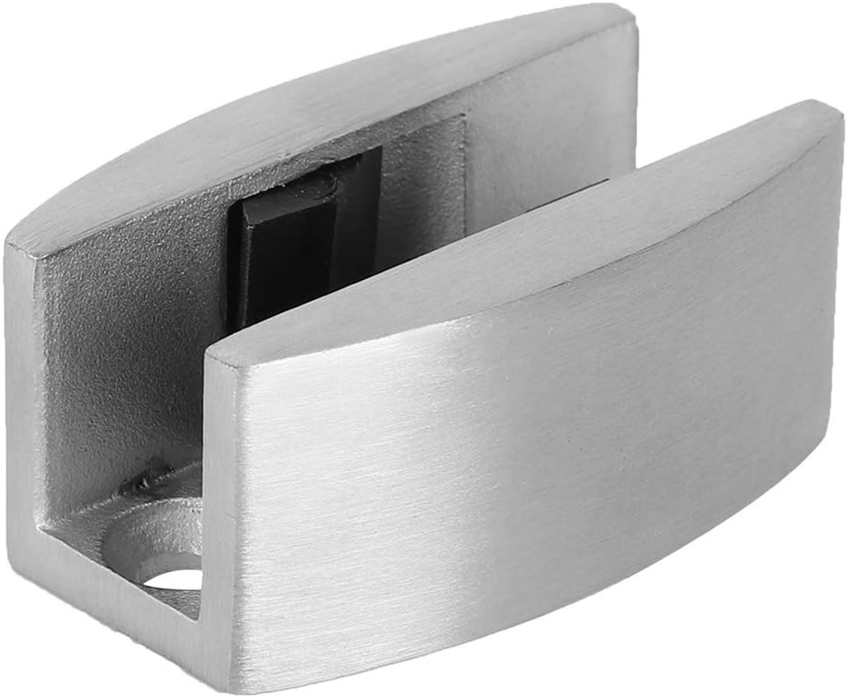 Rvs Schuifdeur Vloer Gids U-vormige Schommel Stopper voor Glazen Schuifdeuren Badkamer Accessoires (Schuren)