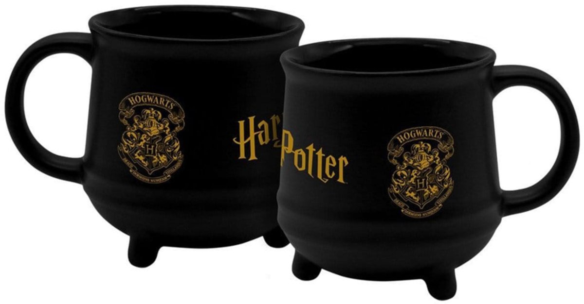 Harry Potter Mug Hogwarts Crest Cauldron Design 560ml