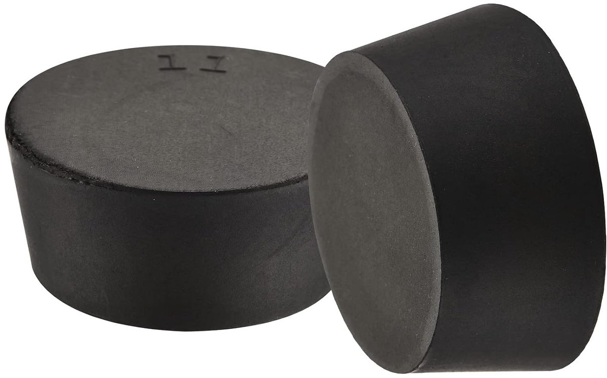 Sourcing map 3 stuks conische rubberen doppen 48 mm tot 56 mm voor laboratorium thuis zwart