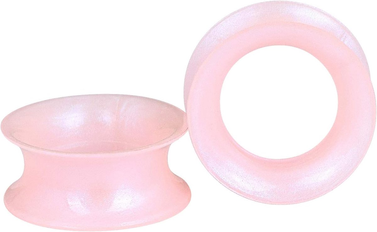 Siliconen oortunnel, extra zachte plug, piercing sieraden, 2 stuks, 3 - 25 mm