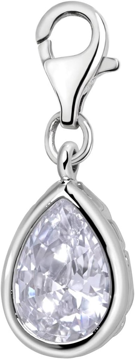 Verzilverd Zirkonia Kristallen Thema Charm Bedel Hangers voor Armbanden en Accessoires