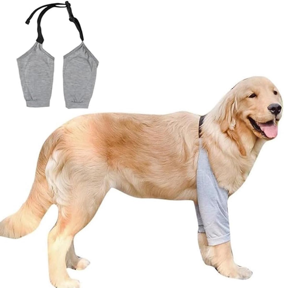Elleboogbandage voor honden, elleboogbeschermers voor honden, elleboogbescherming voor honden, gewrichten, elleboogbeschermers, kniebrace voor honden, gewonde honden voor middelgrote en grote honden,