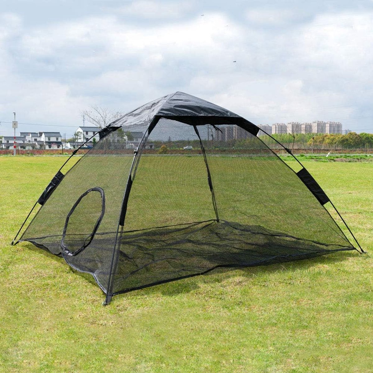 Tent voor katten en huisdieren (honden, katten, konijnen), voor binnen of buiten, beschermt tegen regen en zon.