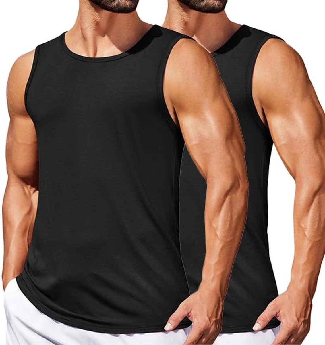 Heren Vesten 2/3 Pack Tank Tops Set Gym Vest Bodybuilding Atletische Tops Zomer Mouwloos Spier T-shirt