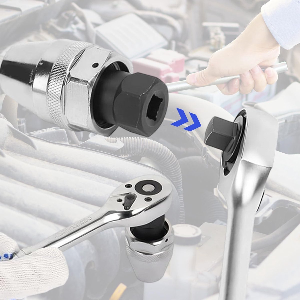 Bout extractor, Universele Gebroken Bout Verwijderaar voor 1/4in - 1/2in, 3/8In Drive, Warmtebehandeld Legeringsstaal, Handige Tool voor Auto Reparatie en Mechanische Werken
