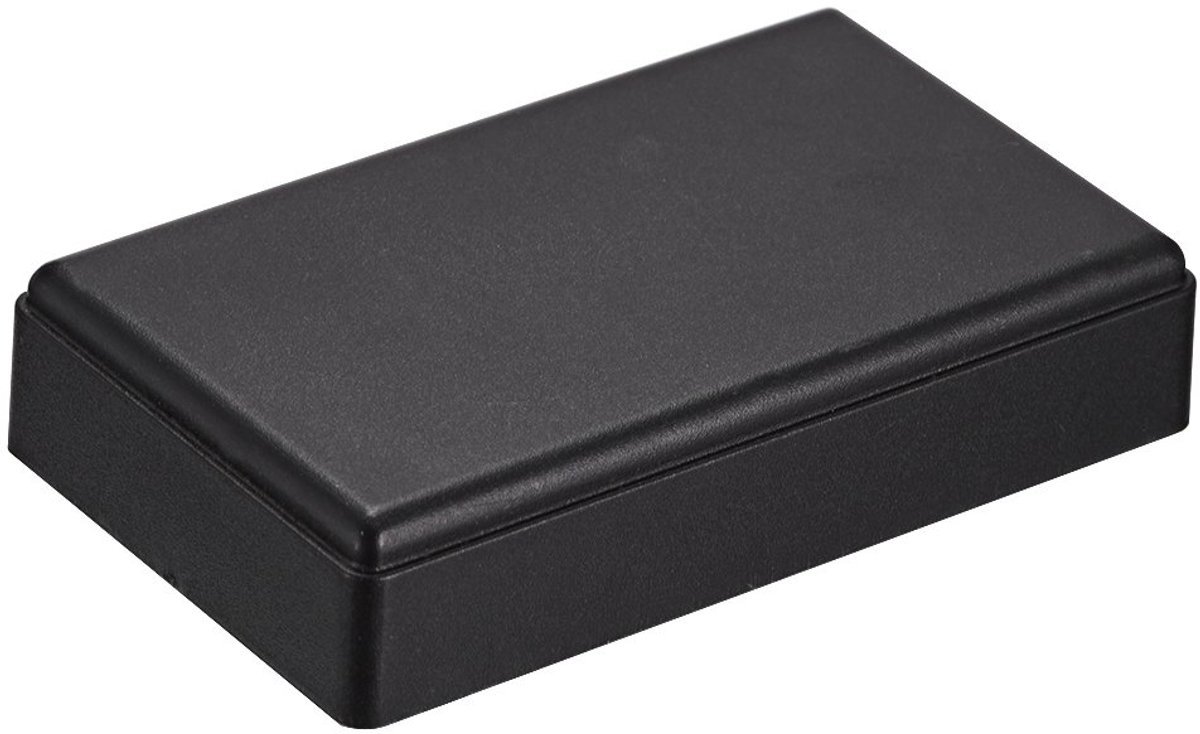 sourcing map Elektronisch DIY aansluitdoos behuizing afdekking kunststof 100x60x30 mm zwart, 69*42*17.5, 1