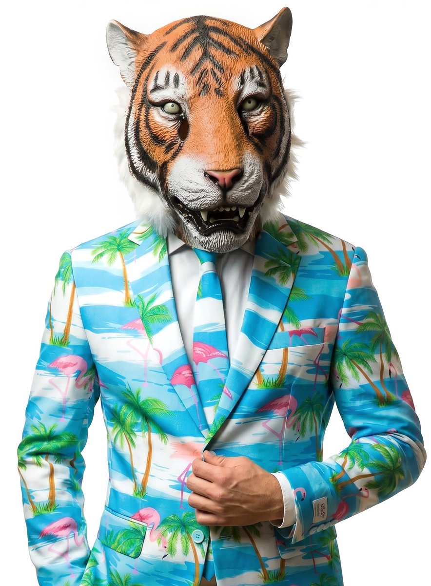 Siberische Tijger Masker Van Latex