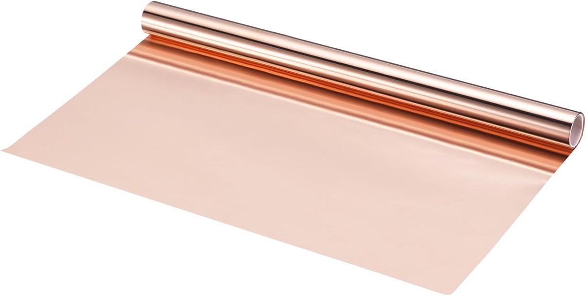 Koperplaatrol, 2000 mm x 300 mm x 0,02 mm, puur koperen band, 99,9%, knipperlicht, metaalfolie voor doe-het-zelfprojecten, elektriciteit (meerdere maten)