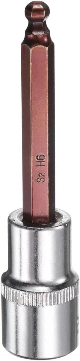 6 mm kogelkop-inbussleutel 1/2 inch vierkante aandrijving metrische verlenging impact-bit Power Nut Driver Set S2 & CR-V stalen dopsleutel ratelsleutel bits