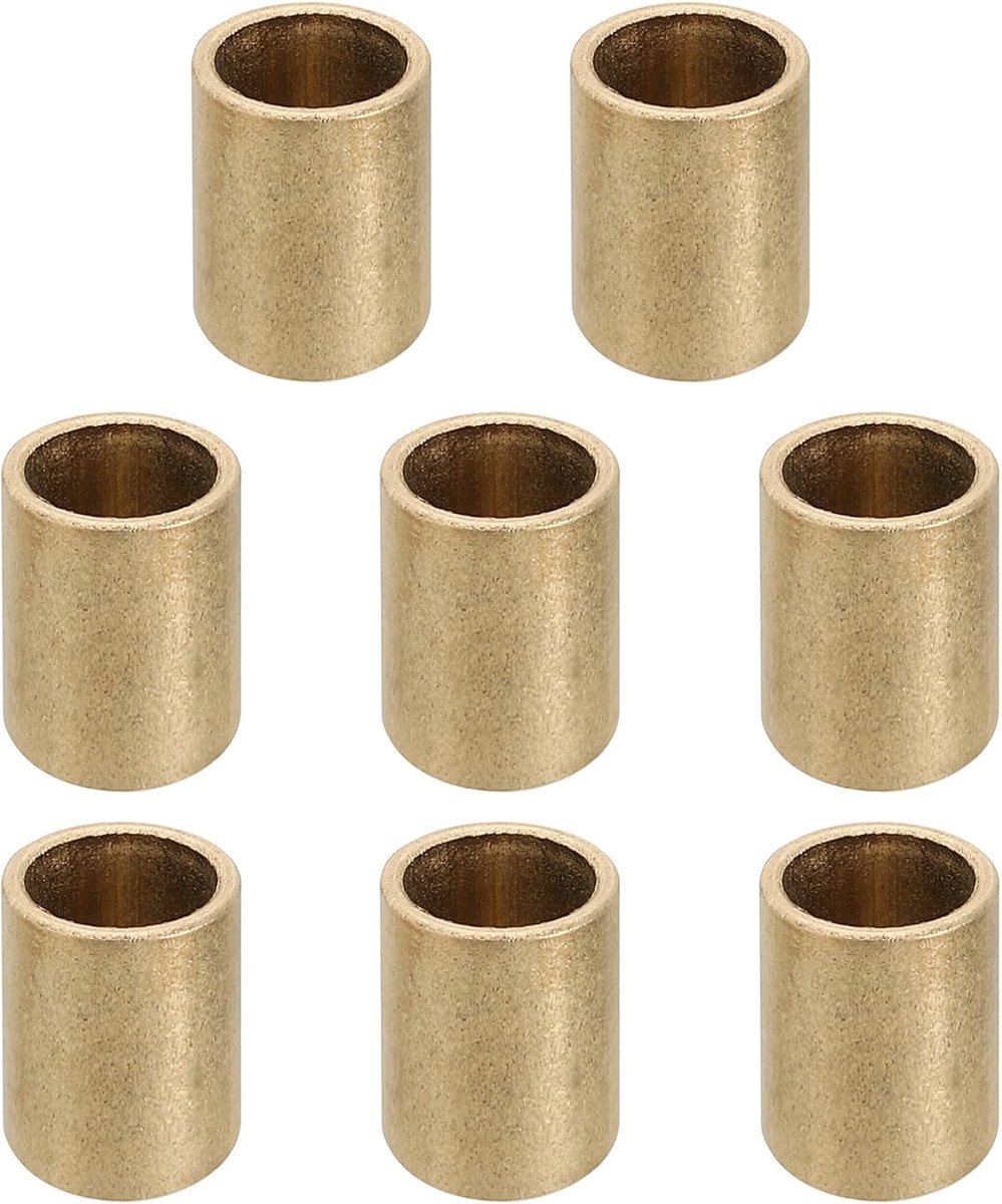 M8 messing afstandhouders, 8 stuks metalen afstandhouder messing 8 mm ID x 10 mm OD x 15 mm L messing afstandhouders schroef afstandhouder voor 5/16 inch of M8 schroef