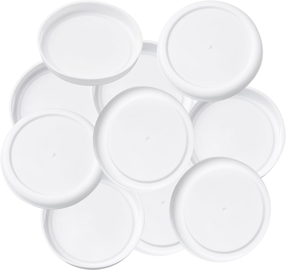 Mailing Buizen Plastic Eindkappen, 24 STKS Kartonnen Verzendbuis Eindkappen Beschermende Eindkappen Plastic Witte Eindkappen voor Kraft Mailing Buizen