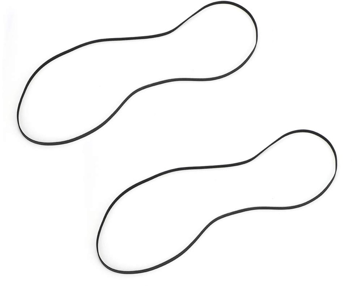 【  】Zwarte tandriem, 2-delen/pakket GT2-6-1220 MM rubberen ring gesloten tandriem tandriem 3D-printer deel