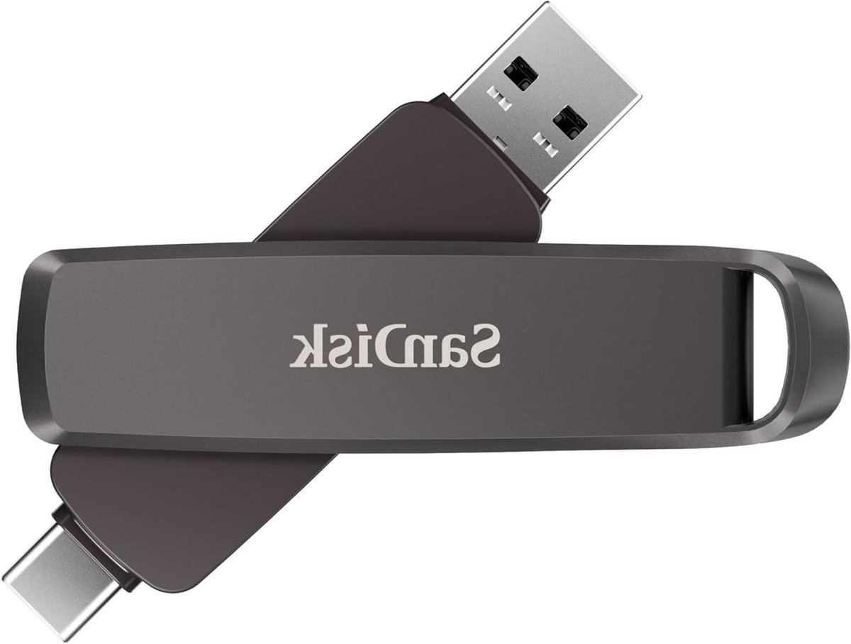 USB C en A Flash Drive - Dual Drive Geheugenstick - Bestanden Overzetten - Hoge Snelheid - 256 GB - Zwart