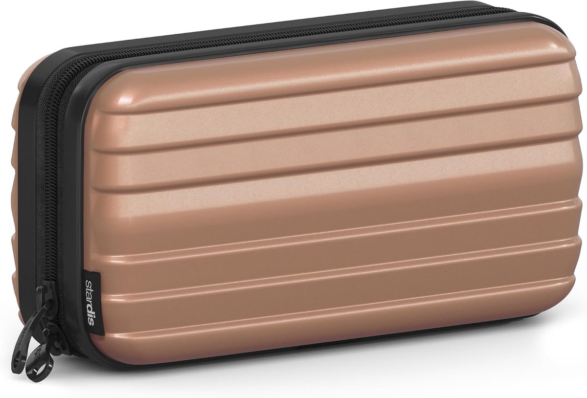 Cosmetic Case Hardcase 24x12x8.2 cm - Waterdicht - Mini-kofferlook - Perfect voor op reis - ShopVlot