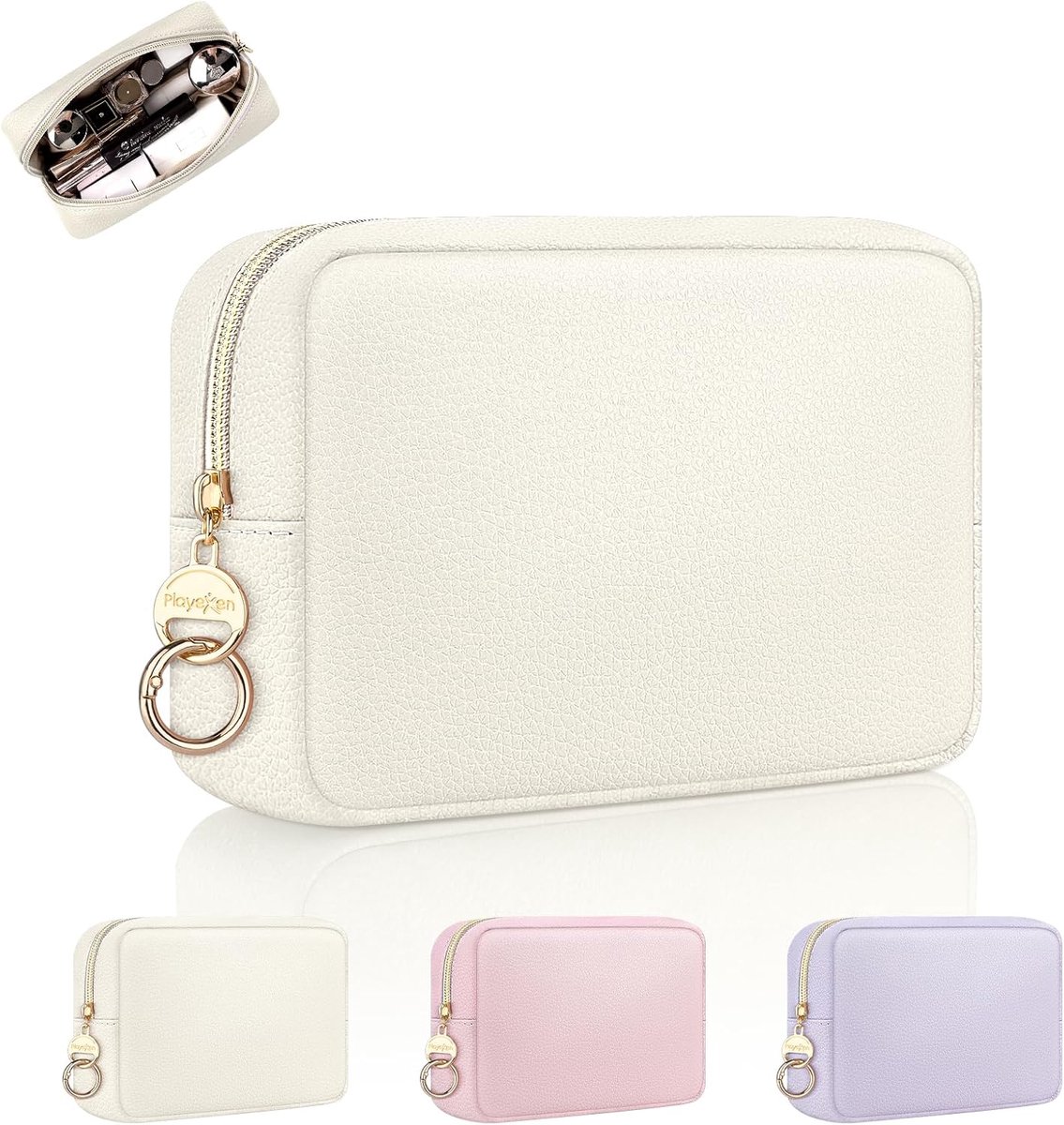Cosmetic Bag Large - PU Leer - Luxe Reis Make-up Tas - Perfect voor Organisatie - ShopVlot