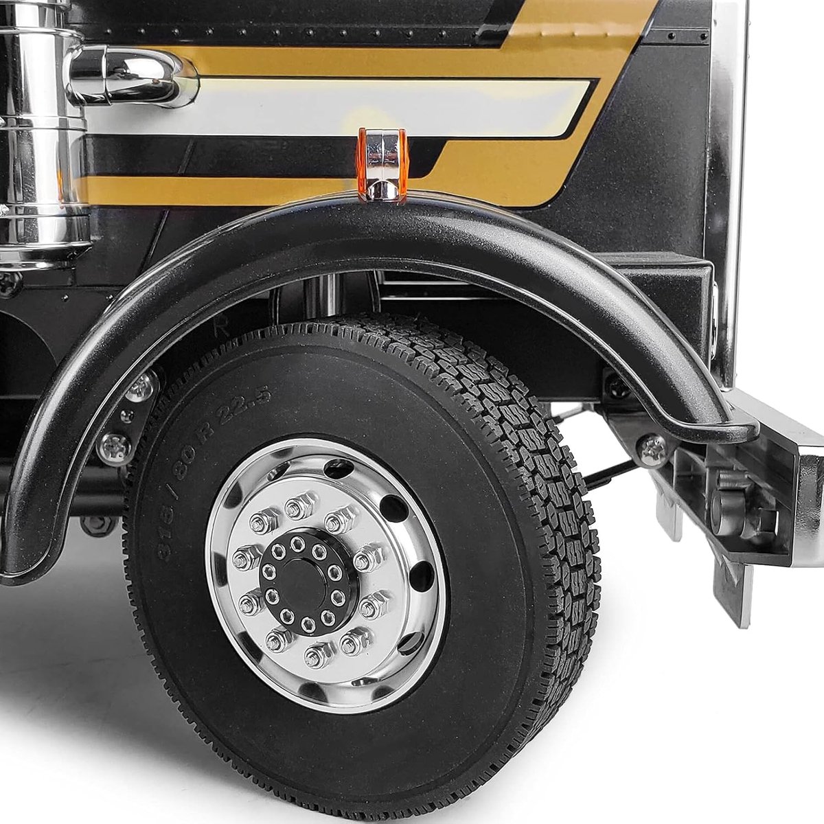 4 stks 22mm RC Wiel Banden Banden Voor 1/14 Tamiya Trailer Tractor Truck Upgrade Onderdelen