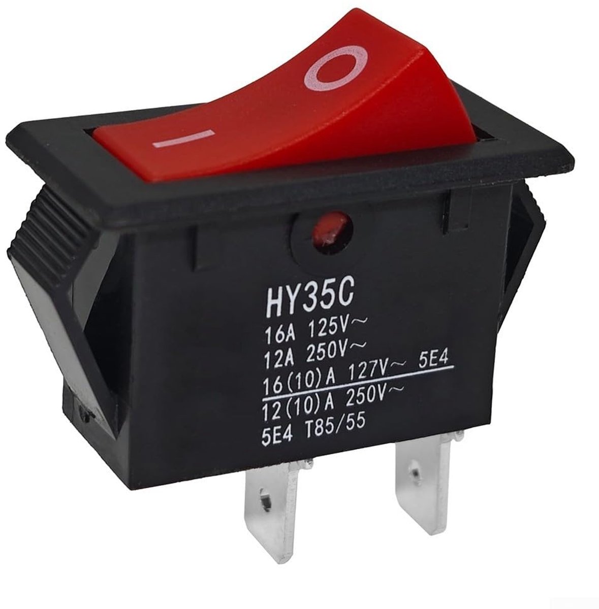 Rocker switch 125-250V - universele compatibiliteit - eenvoudig aan/uit gebruik - ideaal voor gereedschappen - SnelShoppen