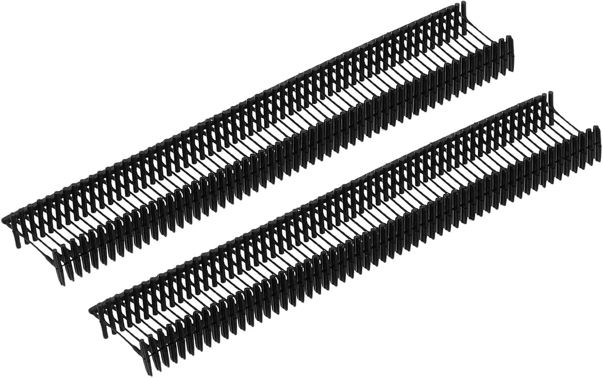 Standaard tagging vasteners, normaal, standaard label etiketteergereedschap prijs tagging bars voor kledingprijs label tagging bars 10 mm/0,4 inch, pak van 2500 zwart