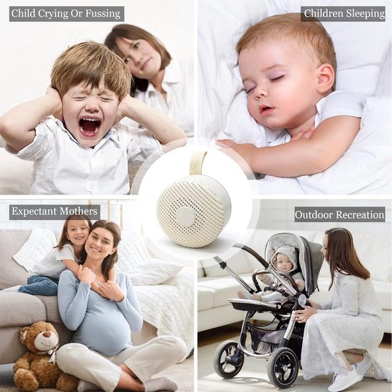 Witte Ruis Machine - Slaaphulp Geluid - Baby Slaap Verbeteren - 24 Rustgevende Geluiden — afbeelding 3