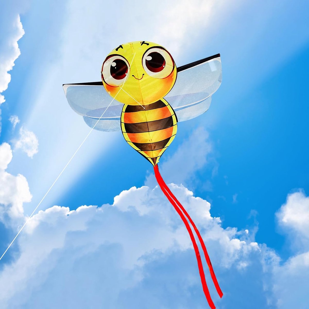 The sky karikatuur bijendraken voor kinderen en volwassenen, prachtige stoffen en uniek structuurdesign, uitstekend outdoor-spelletjes en activiteitsspeelgoed.