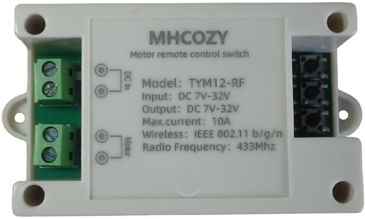 Relay module voor motor - WiFi en Tuya app - Voorwaarts/achterwaarts - Bedien je lineaire actuators op afstand - ShopVlot