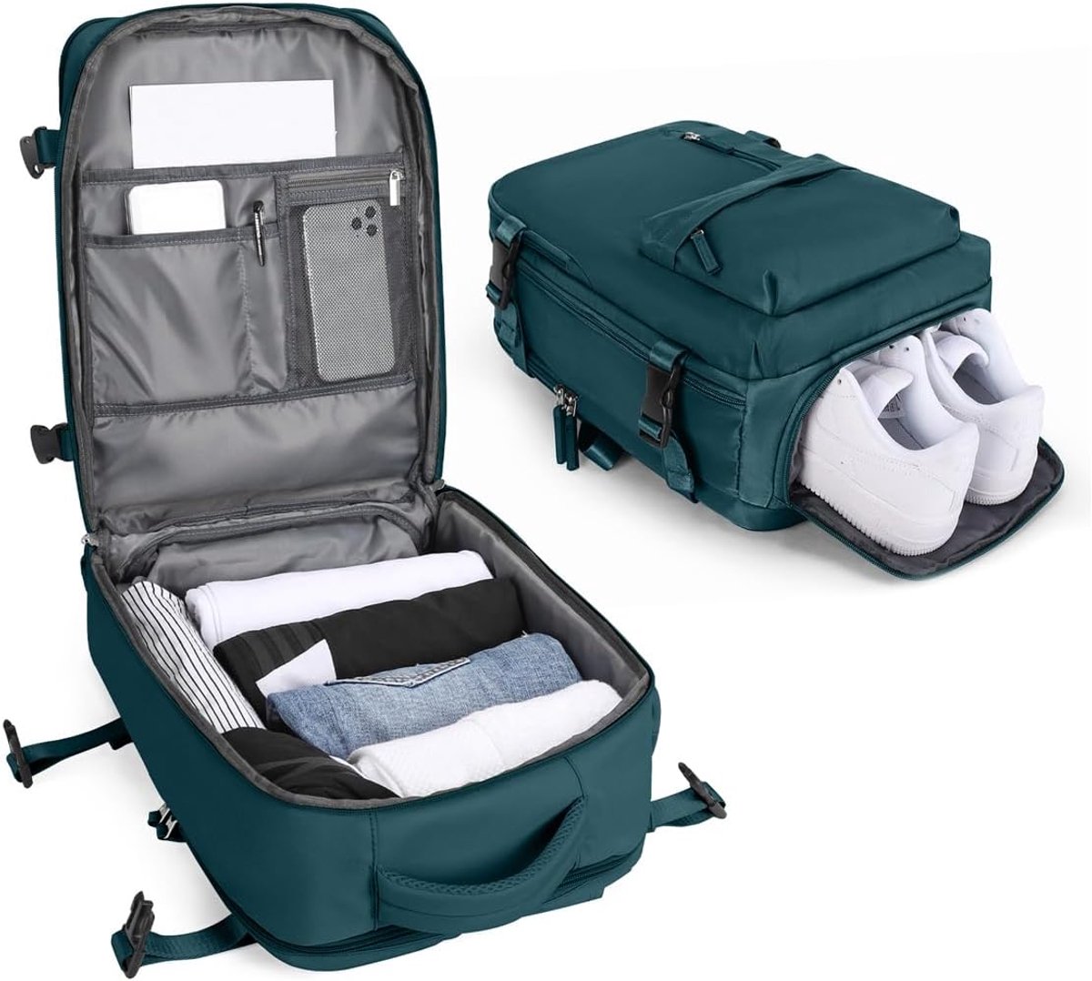 Reisrugzak 40x20x25 - Onderstoel Bagage - Ademend en Verstelbaar - Ideaal voor Wandelen - ShopVlot