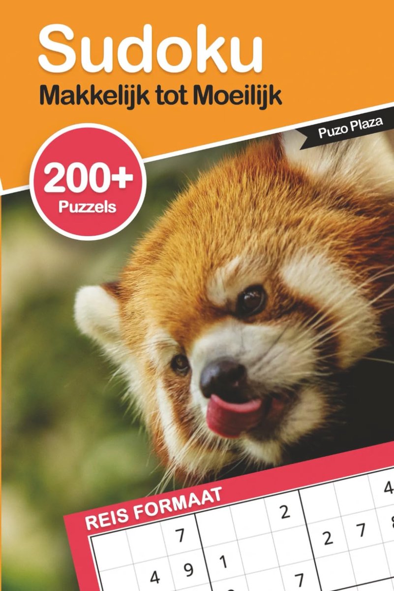 Sudoku puzzels 200+ - Reisformaat - Makkelijk tot moeilijk - Plezier voor onderweg - ShopVlot