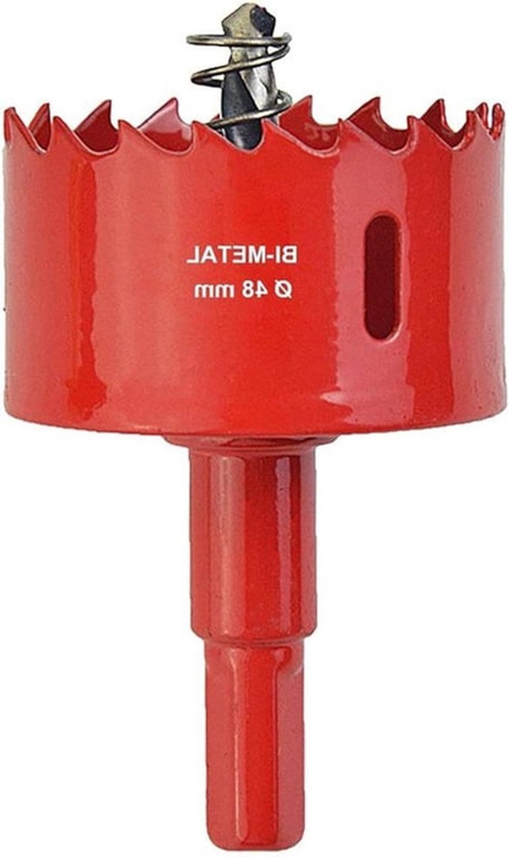 48 mm HSS Bi-Metal Gatzaag - Maïsgat Boorsnijder - Gatsnijder voor Roestvrij staal Metaal - Hout Kunststof Gipsplaten Vezelplaat - 19 inch - 1 STKS .