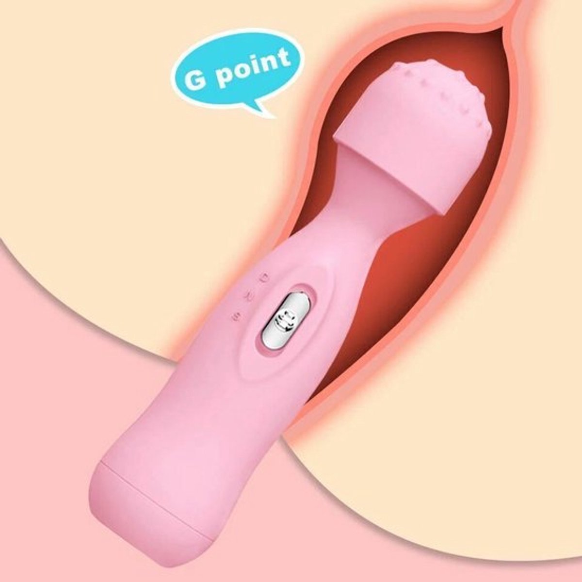 Vrouwelijke multispeed vibrator voor volwassenen met G-spot dildo, konijnenspeeltje en massageapparaat, waterdicht