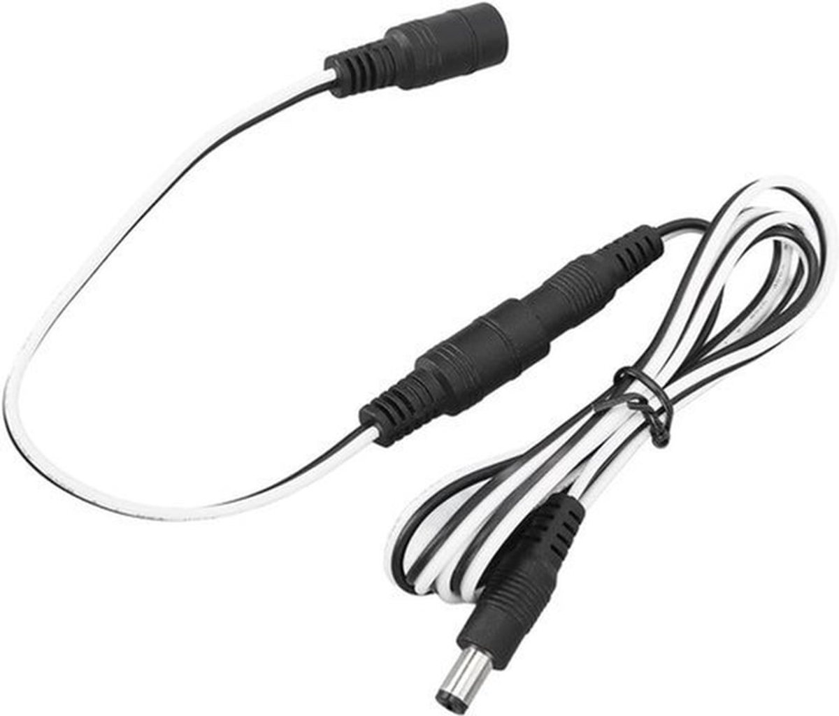 Verbindingskabel verlengkabel voor zonnepaneel ventilatorverbindingskabel met mannelijke connector 55 tot 21 voor fotovoltaïsche zonnepanelen