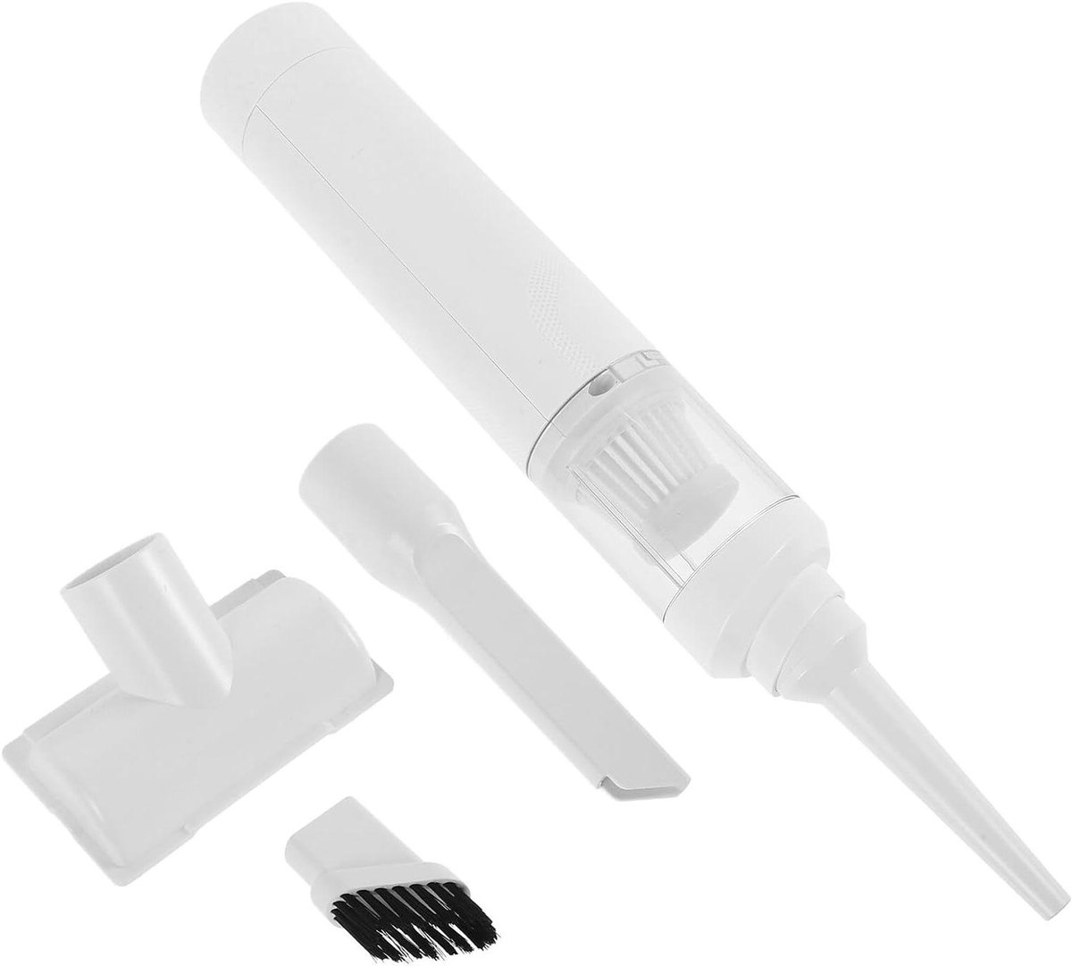 Draadloze Handstofzuiger - Auto Stofzuiger Blazer - Auto Huis Kantoor Reinigen - Krachtige Zuigkracht Nat Droog - 27 cm - Wit