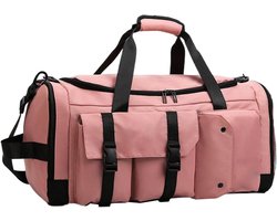 Reistas Vrouwen - Sporttas Dames - Organiseren van Sportspullen - Verborgen Veiligheidszak - 56x29x27cm - Roze