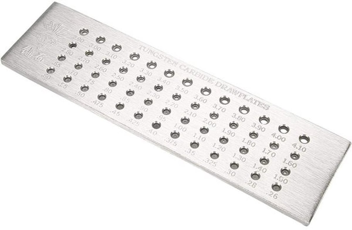 Draadtrekplaat, wolfraamcarbide wolfraamcarbide trekplaat 0,25-4,1 mm voor sieraden