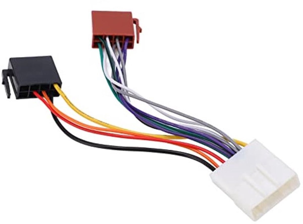 Kabelboom adapter voor autoradio ISO - Nissan Juke - vervangende kabeladapter