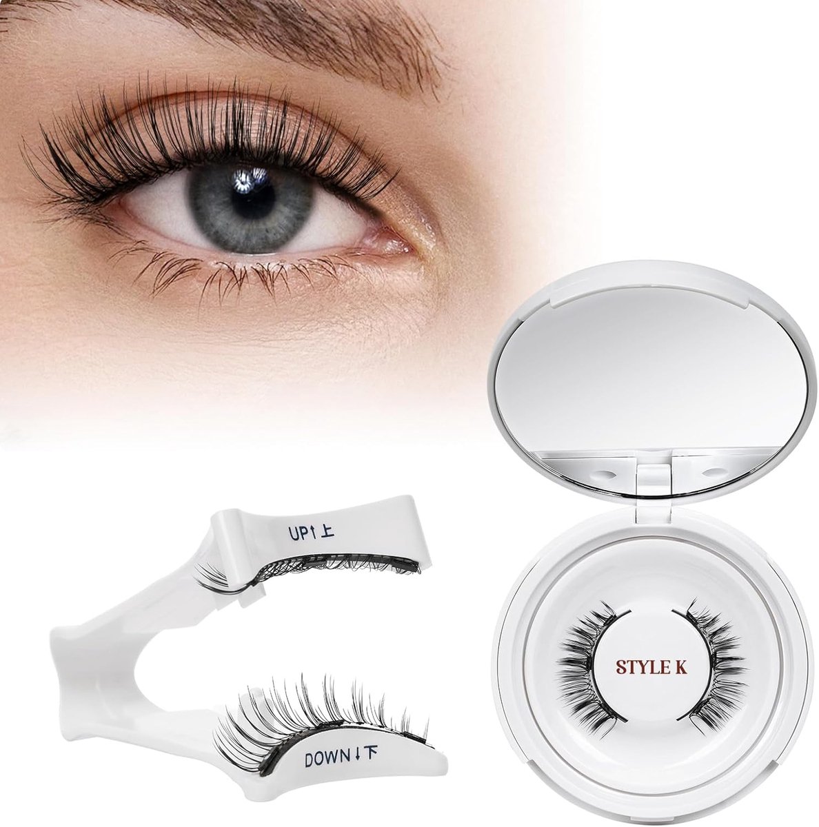 Herbruikbare Magnetische Wimpers met Natuurlijke Look - Inclusief Applicator - Eenvoudig aan te brengen - ShopVlot