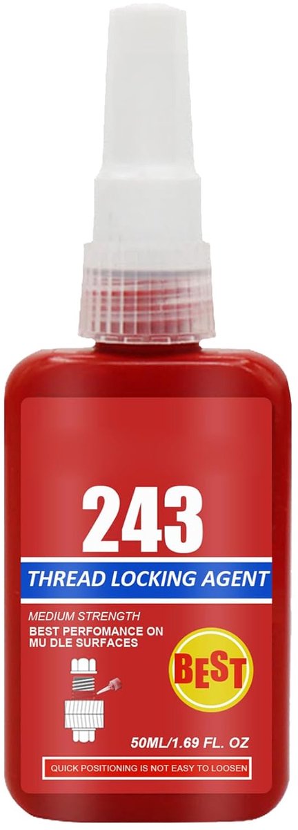 Screw fixative 50 ml - Anaerobe lijm - Hoge sterkte - Beschermt tegen loskomen - ShopVlot