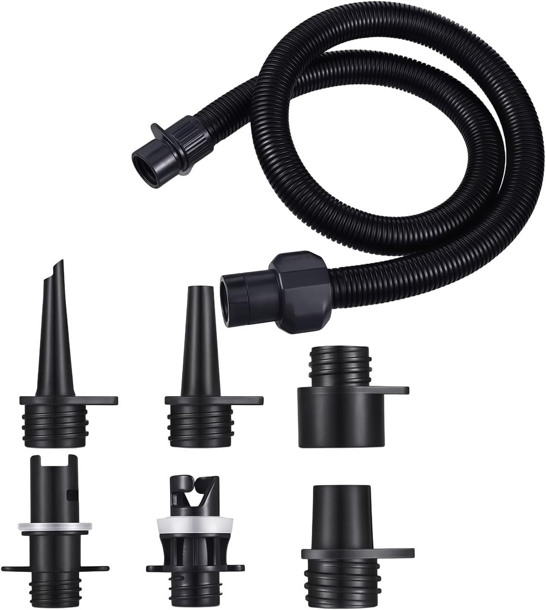 Claoner Opblaasmondstuk set - Multifunctionele adapters - Voor zwembaden en opblaasaccessoires - Universele aansluiting