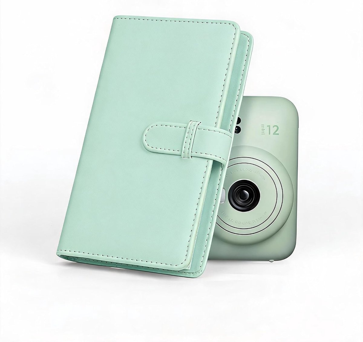 Mini fotoalbum 108 zakken - Muntgroen - Voor 3 inch film foto’s - Ideaal voor het bewaren van herinneringen - ShopVlot