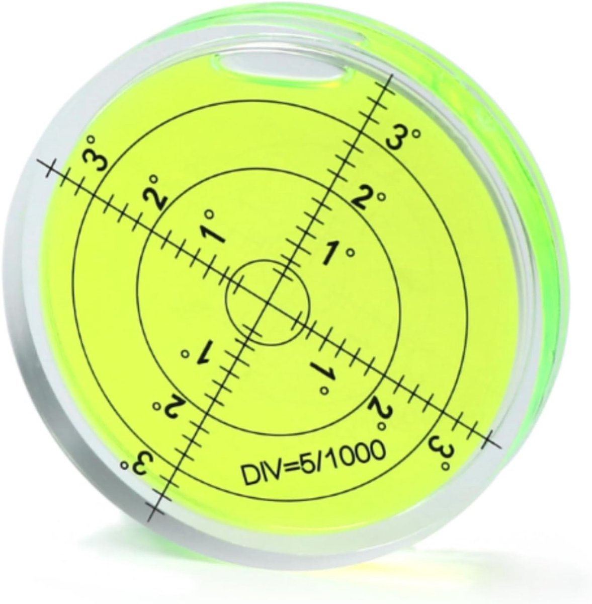 Waterpas rond 60mm - heldere luchtbel - precisie-niveau voor camera's - ShopVlot