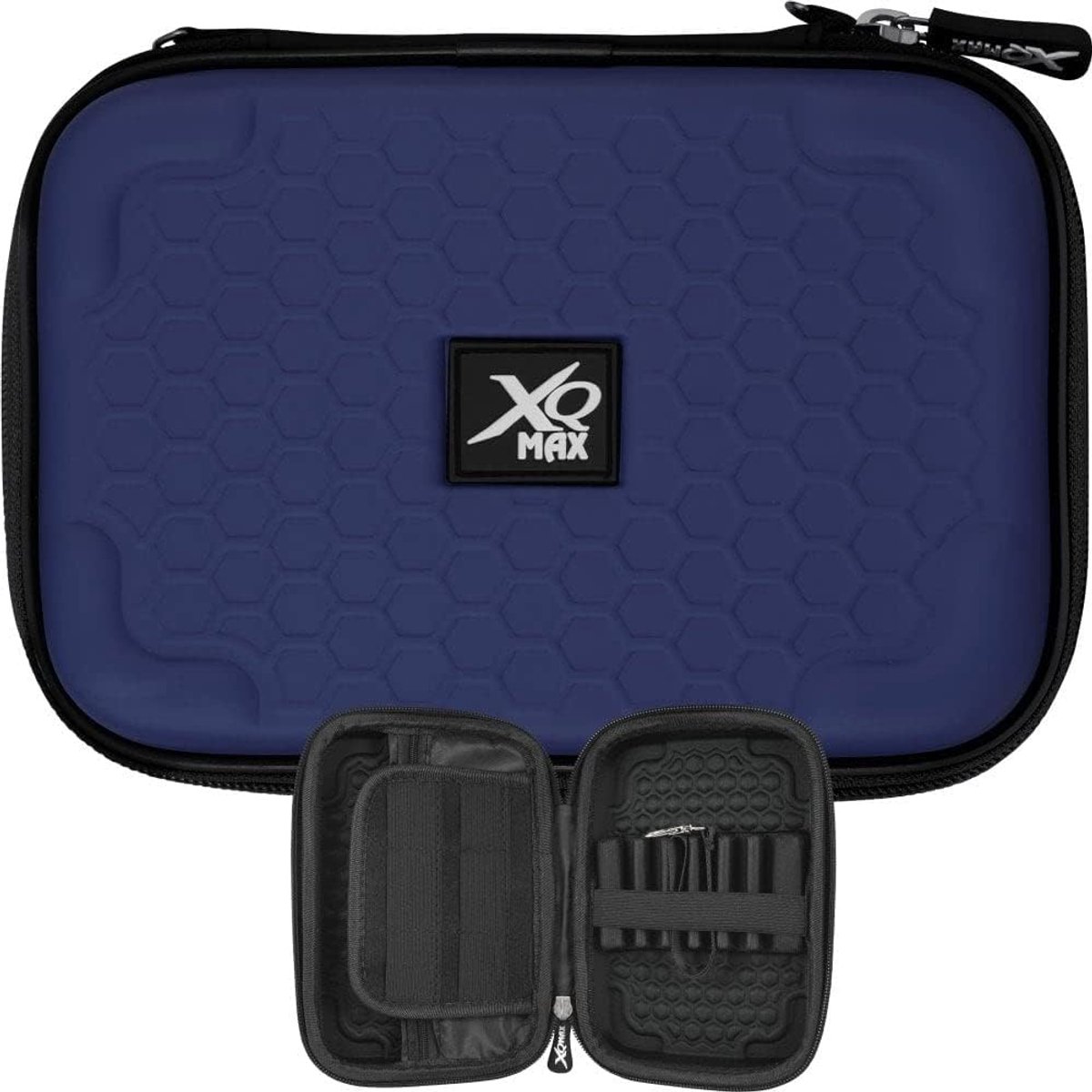 Darts wallet large - blauw - robuust - veilig opbergen van darts - ShopVlot
