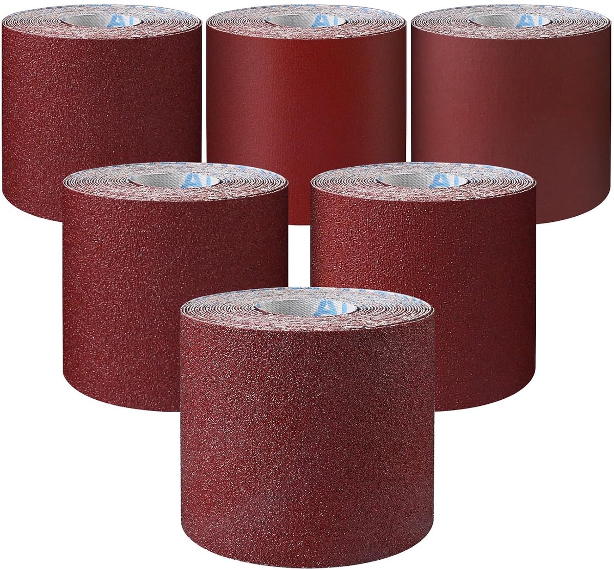 Schuurpapier rol 93mm x 3m - 6 korrelgroottes - Alumina nat en droog - Ideaal voor hout en metaal - ShopVlot