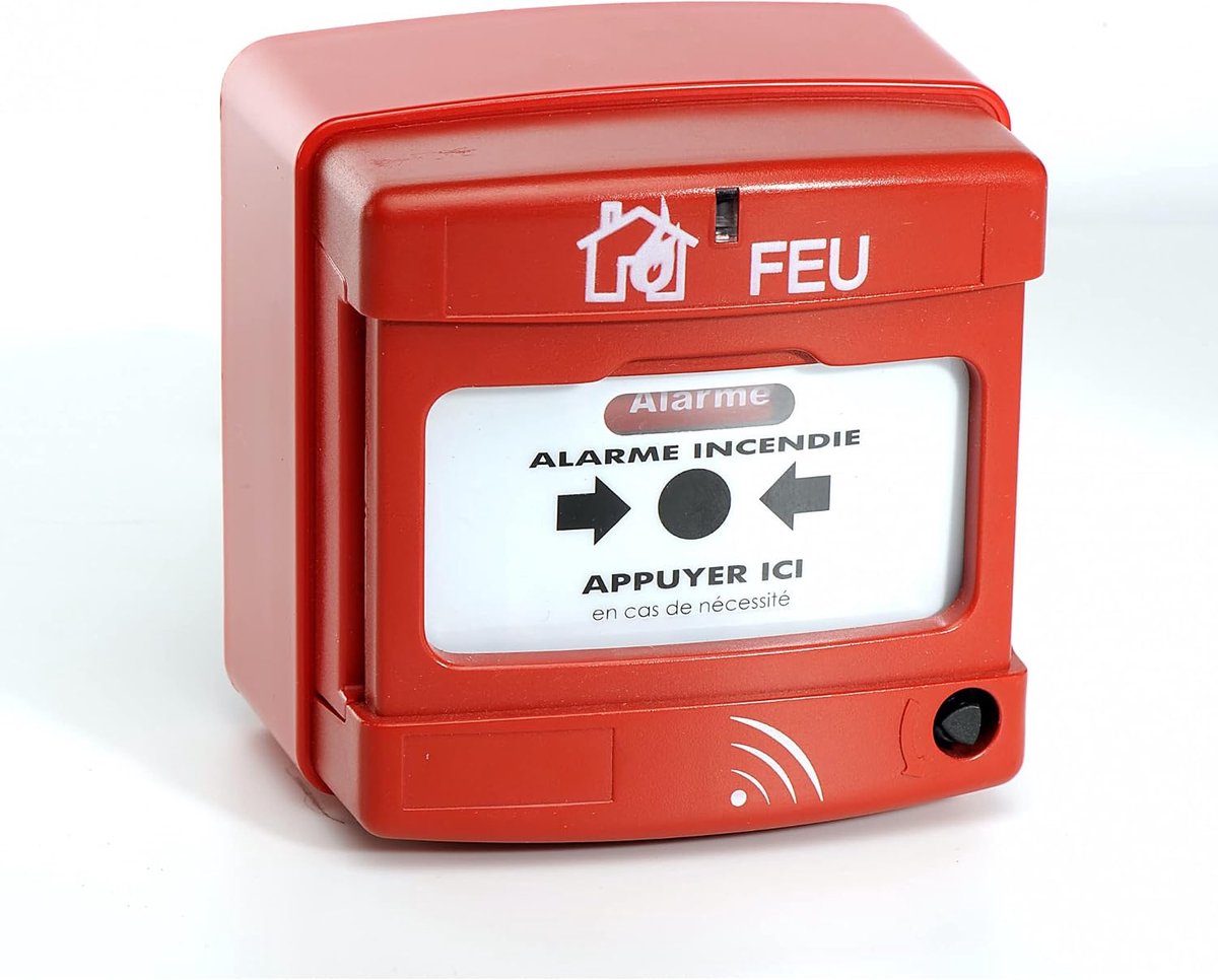 Brandalarm type 4 handbediening - draadloos met herhaler - Franse kwaliteit - eenvoudig te bedienen - ShopVlot