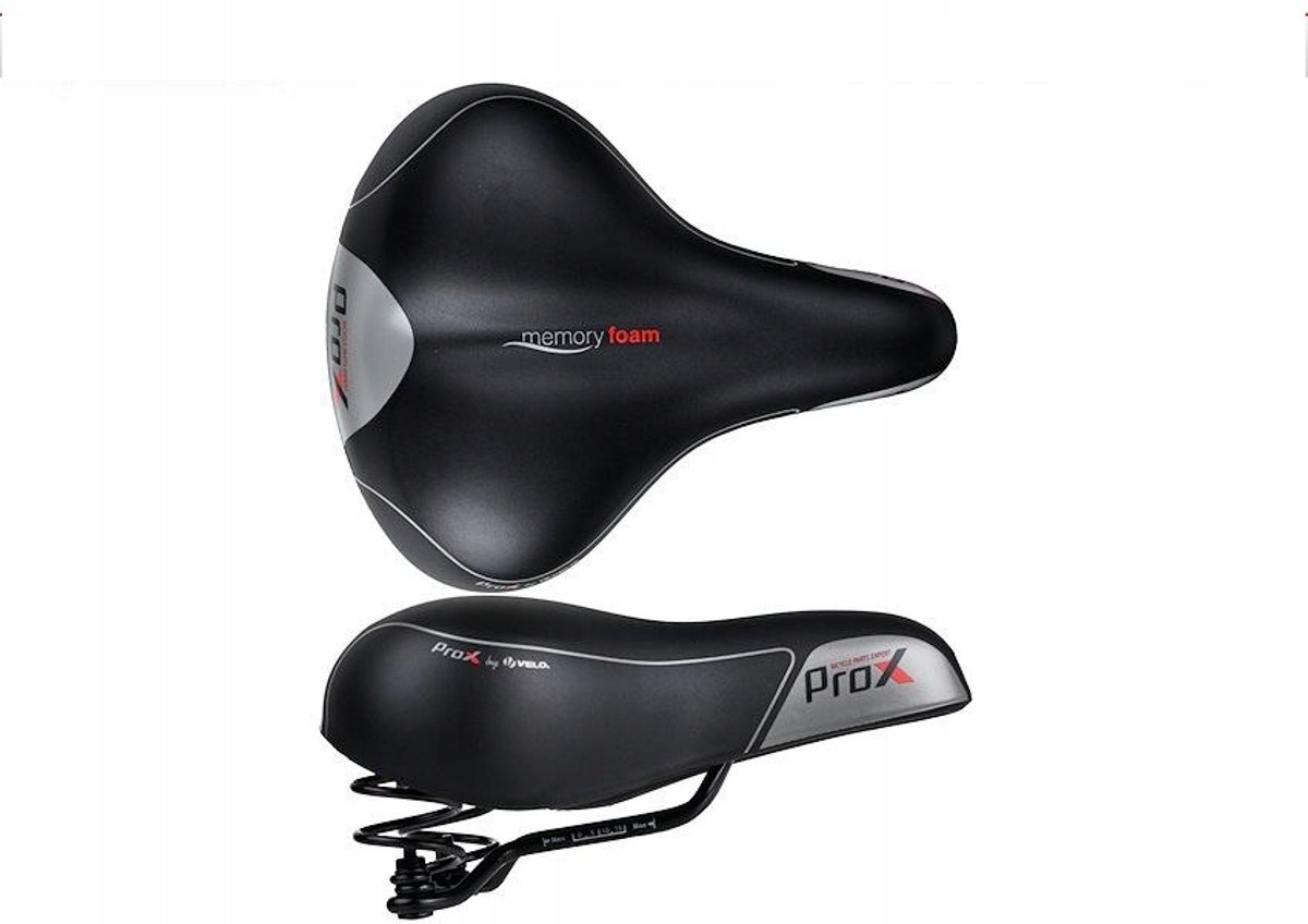 VELO PROX VL-6123S Stadsfietszadel met Veer en Zone Cut