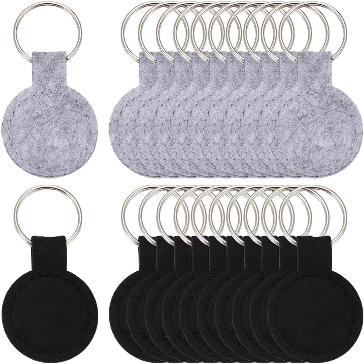 Sleutelhanger Blanks Stof Sleutelhangers Voor DIY Ambachten Party Gunst Decoratie Projecten